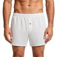 thumbnail image 4 of yillto 2 Pack Shorts for Mens Pajama Bottoms Sleepwear Loungewear Elastic Waist Comfy Pjs Boxer Underwear, 4 of 5