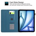 thumbnail image 2 of GSFY Case for 2024 iPad Air 11 Inch 6th Gen (M2), Smart PU Leather Wallet Stand Protective Cover Auto Sleep Wake for iPad Air 11 6th/ iPad Air 10.9 4th &5th/ iPad Pro 11 (2018-2022), Dusty Blue, 2 of 7
