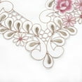 thumbnail image 1 of MYG 12x18in Table Runner Embroidered Floral Lace Fabric Translucent Gauze Table Cloth 4#, 1 of 9