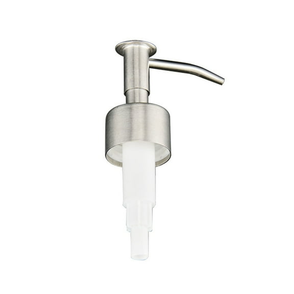 Stainless Steel Soap Dispenser Pump Head Replacement Lotion Dispenser Press Head for Bathroom and Kitchen Liquid Bottles