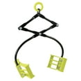 thumbnail image 1 of Boulder Tuff Powder Coated 1,100 Pound Capacity Rock Boulder Tongs, Green, 1 of 11
