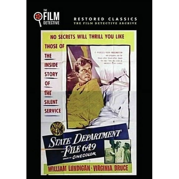 State Department: File 649 (DVD), Film Detective, Action & Adventure
