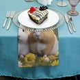thumbnail image 4 of Shangniulu Cute Guinea Pigs Dinner Napkins Soft Cloth Napkins Printed Table Napkins for Parties Weddings Event  4 PCS, 4 of 7