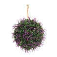thumbnail image 2 of Corona de lavanda artificial de 35 cm para primavera y verano, versátil y hecha a mano. Estilo B, 2 of 9