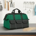 thumbnail image 7 of KMSS Tool Bag with Handle Zipper Closure Large Opening Design Big Capacity Waterproof Fabric Heavy Duty Tote Bag with Pockets (13/17/19inch), 7 of 7