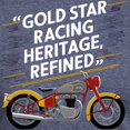 thumbnail image 3 of CafePress - Gold Star Racing Heritage Refined Men's Deluxe T Shirt - Mens Tri-blend T-Shirt, 3 of 4