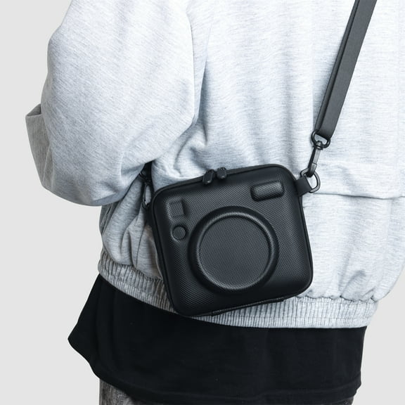 Case For Instax WIDE EVO/SQ,Universal Hard Shell Camera Bag, Scratch and Drop Protection Case with a Shoulder Strap