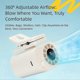 thumbnail image 5 of Portable Clip-on 100 Speed Waist Fan - USB Rechargeable, Low Noise Hand-free Cooling for Outdoor Sports & Summer Use, 5 of 5