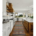 thumbnail image 2 of Ottomanson Non-Slip Hallway Runner Rug 1'10" x 7' Perfect for High Traffic Areas, Multi Stripes, 2 of 8