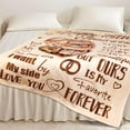 thumbnail image 4 of Wedding Anniversary Blanket 1 Year for Women Men - Happy 1st Anniversary 50"" X 60"" Soft Throw Blanket - Romantic Gift for Couple Wife Husband, 4 of 5