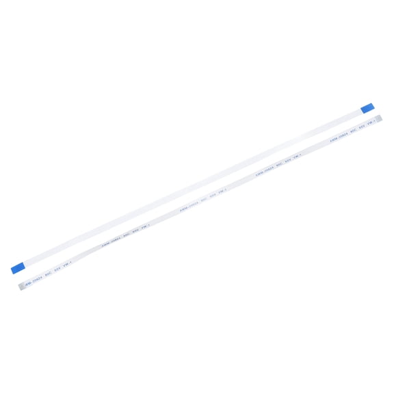 Uxcell 20Pcs FFC Flexible Flat Cable, 8 Pins 0.5 mm Pitch 300mm FPC FFC Flexible Ribbon Cable for LCD TV Car Audio DVD Player Laptop (A Type)