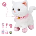 thumbnail image 1 of Peluche electrónico interactivo, gato robot que camina y ladra, 1 of 7