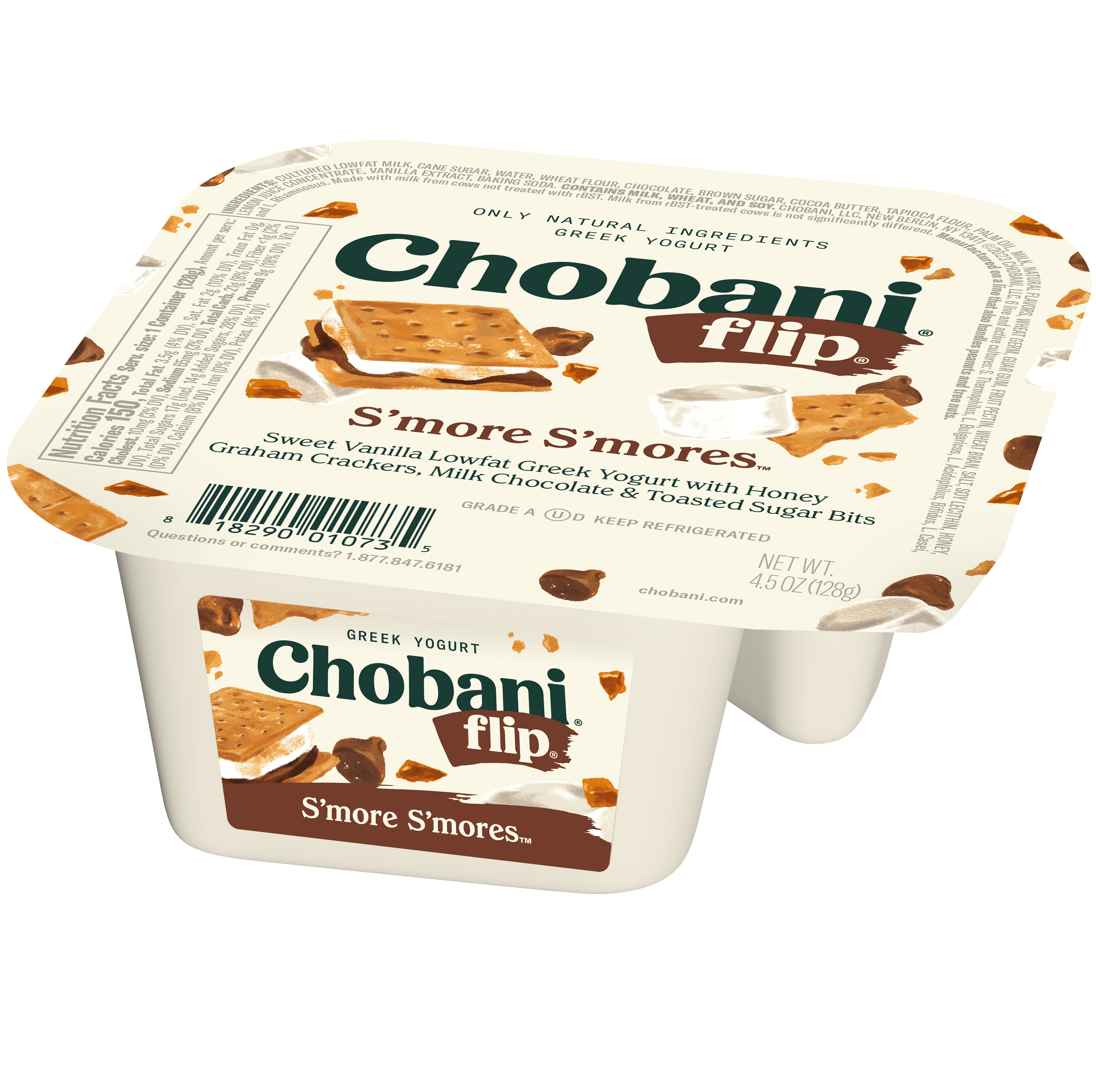 Chobani Flip Low-Fat Greek Yogurt, S'more S'mores 4.5 oz