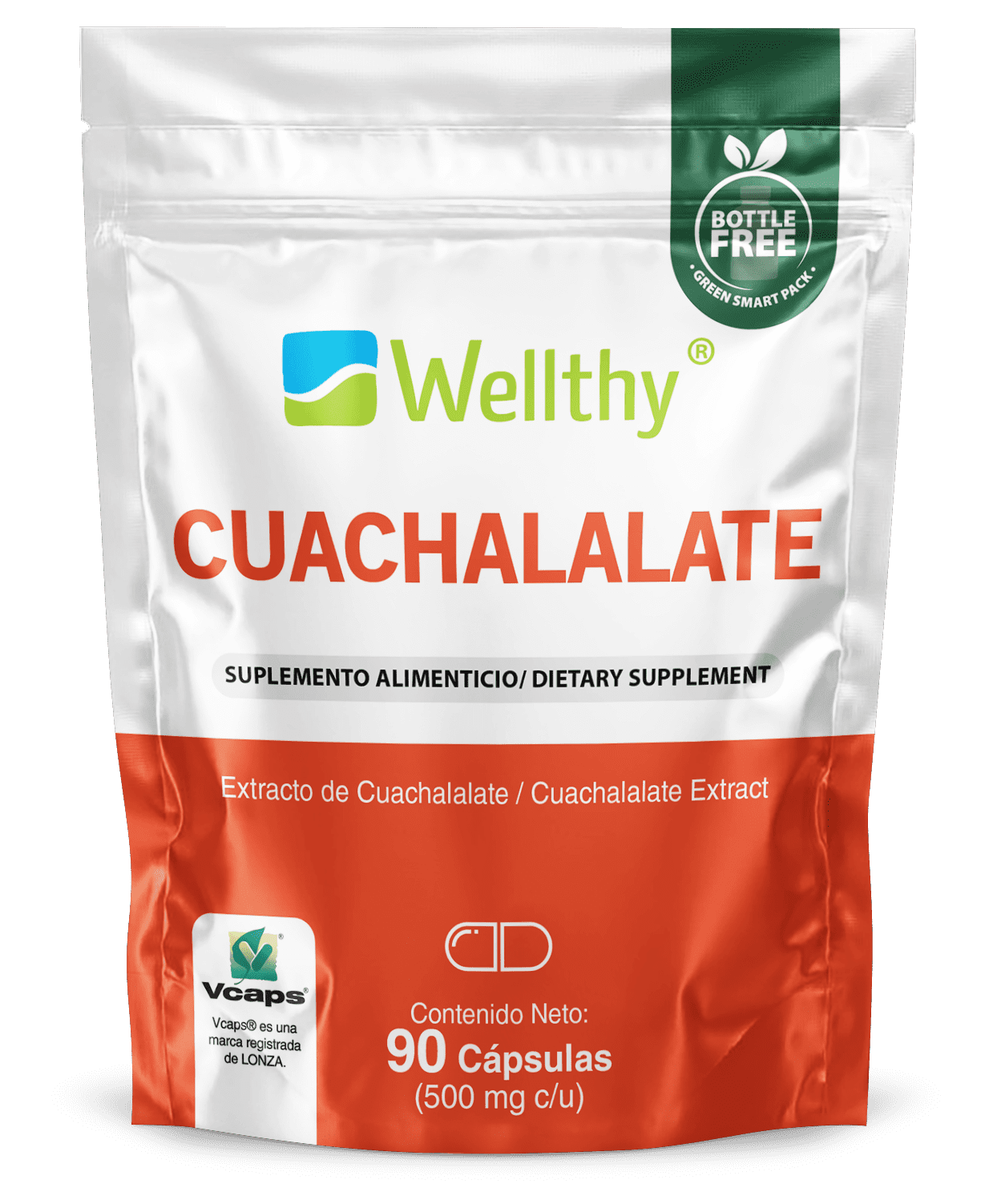 CUACHALALATE 90 CAPS WELLTHY Bottle free | Bodega Aurrera en línea