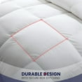 thumbnail image 2 of Canadian Linen Microfiber Duvet Insert, 108"x90", Soft Lightweight Breathable Warm Cozy Washable Box Stitched Duvet Insert for Hotels All Season, King, 2 of 9