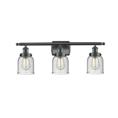 

Innovations Lighting 916-3W Small Bell Small Bell 3 Light 26 Wide Vanity Light - Black