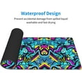 thumbnail image 5 of XL Large Gaming Mouse Pad with Stitched Edges, Psychedelic Graffiti Extended Mousepad with Non-Slip, Long Waterproof Keyboard Pad Mouse Mat for Computer Laptop for Gamer Office Decor, 31.5*11.8 in, 5 of 6
