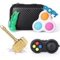 thumbnail image 1 of Sensory Fidget Pack Toys Set Kit, Push Bubble Simple Dimple Fidgit Pop Toy, Fidget Pad Game Controller, Fidget Spinners Hammer Hand Finger Desk Toy, Squeeze Bean For Kids Adults, Party Faours Supplies, 1 of 7