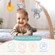 thumbnail image 5 of Gimnasio para Bebe Azul de Madera Montessori Premium - Gym para Bebe con Base Acolchonada - Baby Gym Plegable, Ligero y Fácil de Transportar - Gimnasio Bebe con 5 Juguetes + Almohada, 5 of 10