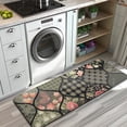 thumbnail image 3 of Pioneer Flower Floral Print Pattern Kitchen Rug Mat,Kitchen Runner Rugs Non Skid Washable,Decorative Kitchen Floor Mats for Kitchen,Sink,Laundry,17"x47.2", 3 of 7