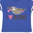 thumbnail image 4 of Inktastic Sloth Lover Rain Forest Girls Toddler T-Shirt, 4 of 5