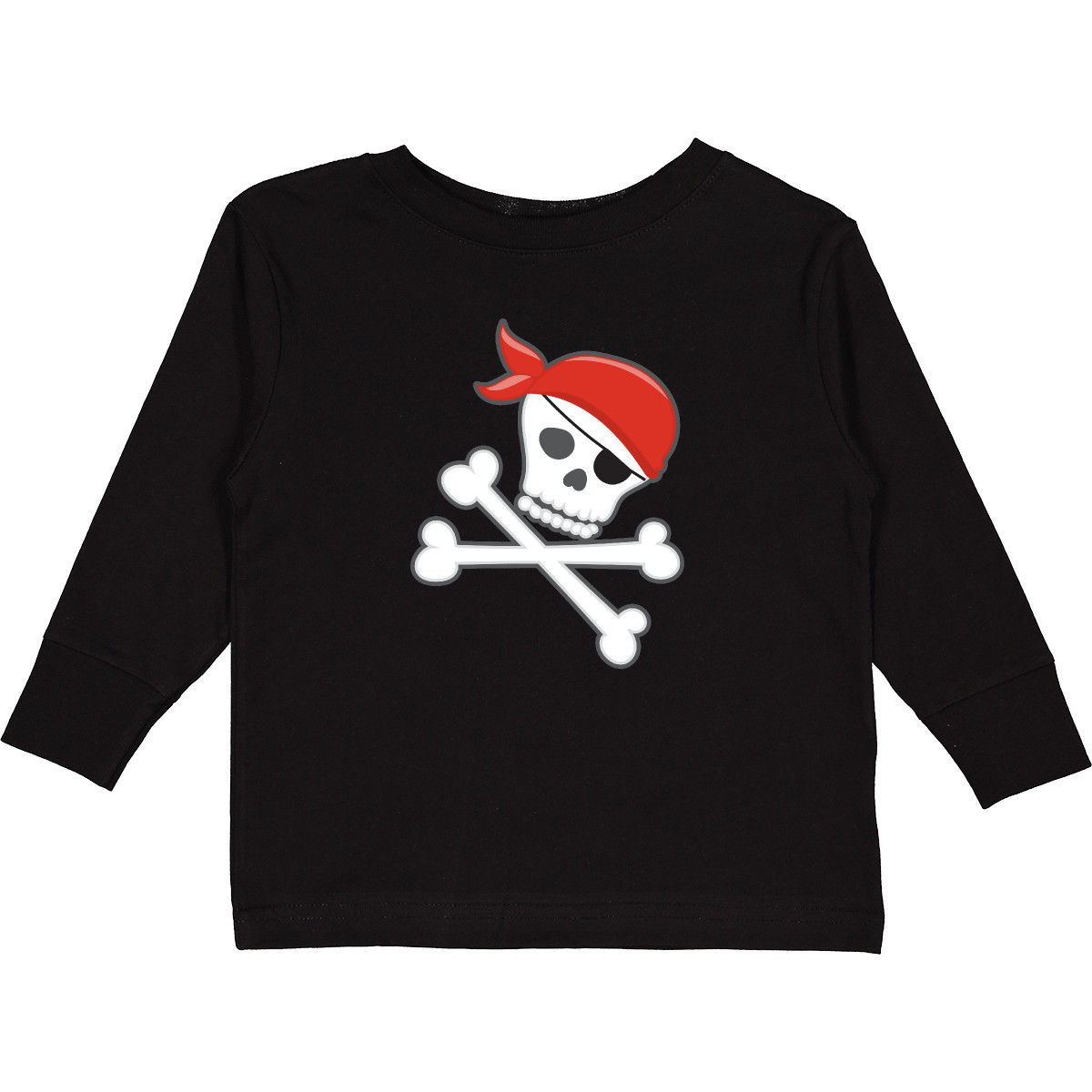Personalised Pirate T-Shirt For Kids - Skull & Crossbones - Any Name - Boys & Girls