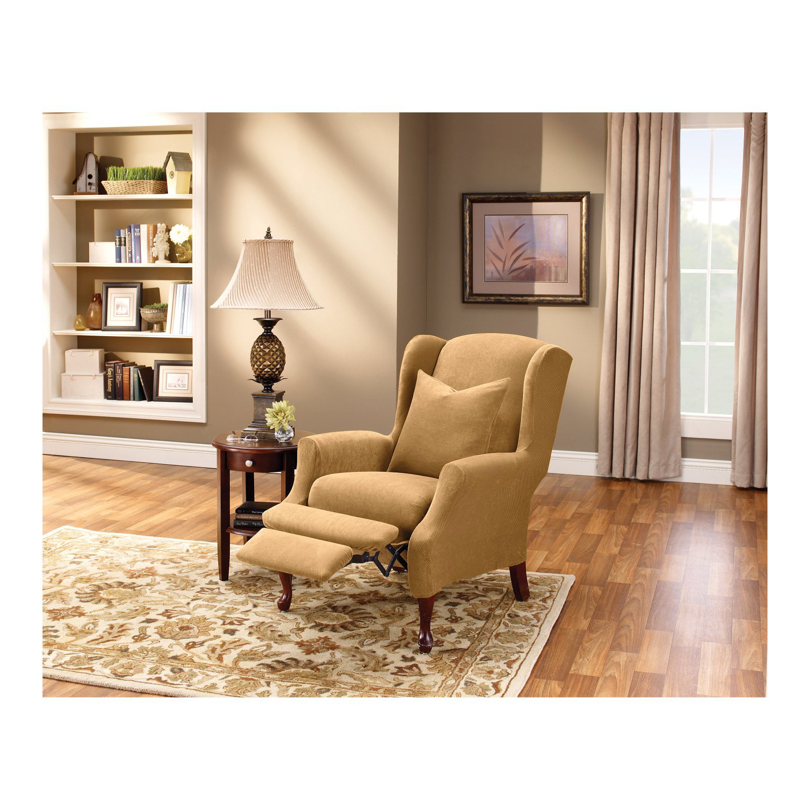 Wing Chair Recliner Slipcover, Wing Back Recliner Chair Slip Covers