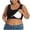 ED56_Black, variant on Built in Bra Tank Tops for Womens Wide Strap Camisole Square Neck Strechable Plain Underwaers Light Blue 5XL