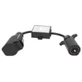 thumbnail image 1 of Conector de plástico para coche, conector de hoja de 7 vías para vehículo estadounidense a conector redondo europeo de 13 pines para coche y camión, 1 of 5