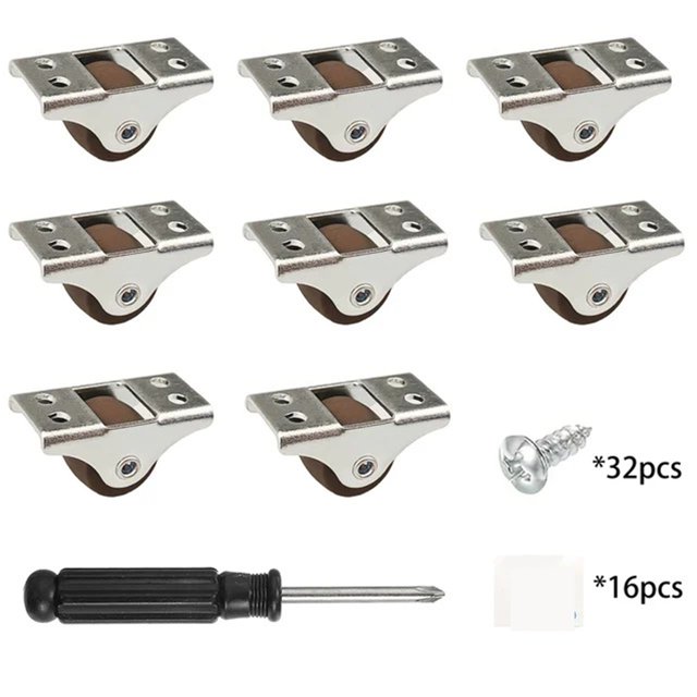 0.5 Inch Small Caster Wheels Low Profile Soft Rubber Wheel Rolling Castor Wheel Mini Rigid Silent Caster Wheel For Cart Drawer ,Reliable