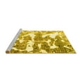 thumbnail image 2 of Ahgly Company Machine Washable Indoor Rectangle Abstract Yellow Modern Area Rugs, 5' x 7', 2 of 4