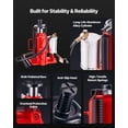 thumbnail image 5 of 20 Ton Air Hydraulic Bottle Jack 44092 lbs Capacity 10.2-19.5 Inch Lifting Range Heavy Duty Welded Pneumatic Manual Jack Pump for Car SUV Truck RV Auto Repair Red, 5 of 6