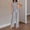 Gray, variant on Wedding Guest Jumpsuit For Women, Formal Summer Sequin Sleeveless High Waist One Piece Outfits Slim-Fit Pants Romper Black L