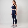 thumbnail image 6 of Women's High Waist Seamless Leggings with Full-Length Ankle Fit - X Large, Navy, 6 of 7