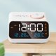 thumbnail image 4 of Multifunction LED Alarm Clock Radio Music Timer Rechargeable FM Radio Clock for Home White, 4 of 4