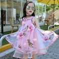 thumbnail image 2 of Lindreshi Baby Girl Dresses Summer Baby Girls Kids Flower Princess Dress Pageant Wedding Party Evening Dress, 2 of 7