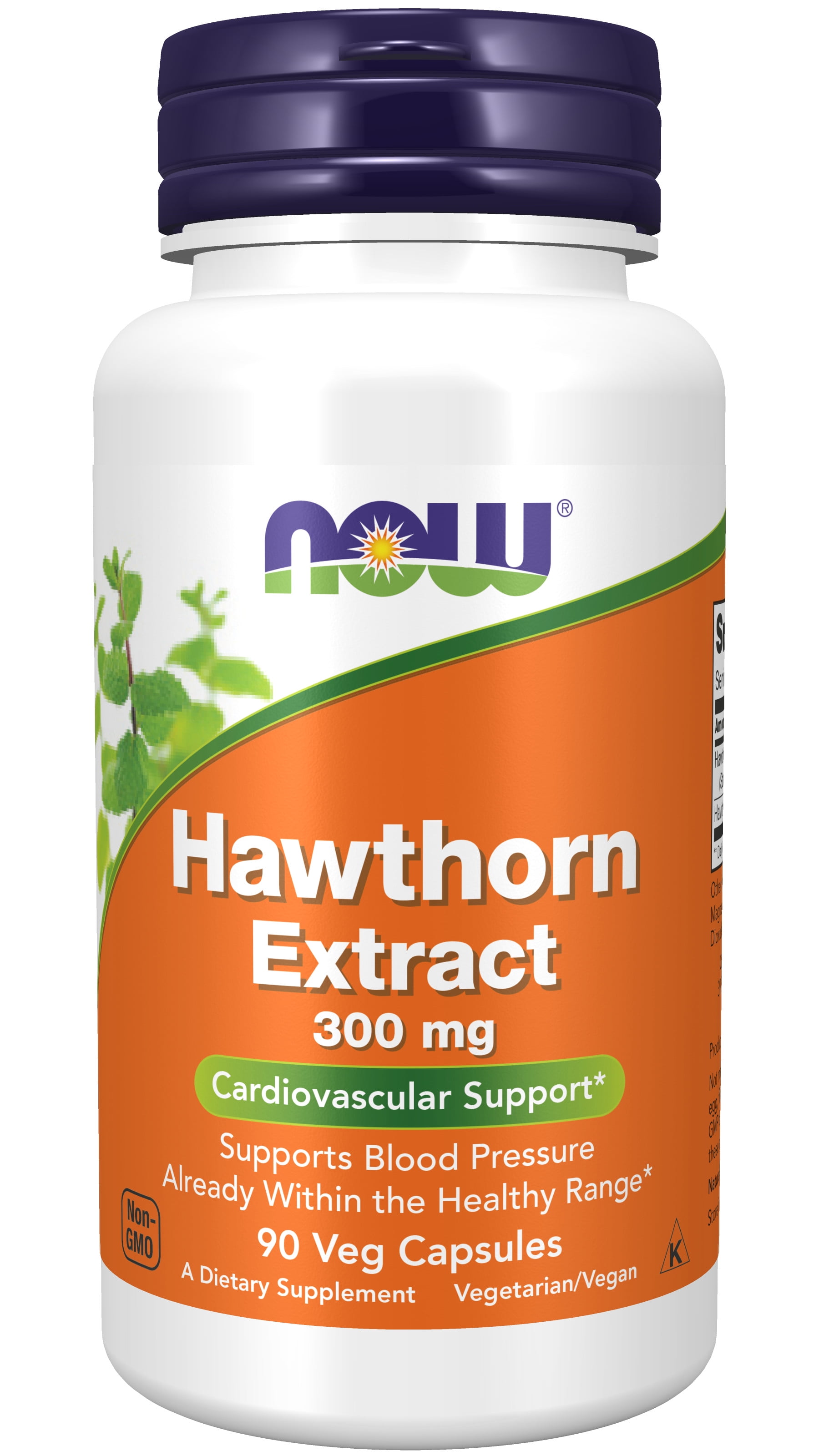 NOW Supplements, Hawthorn Extract 300 mg, Cardiovascular Support*, 90