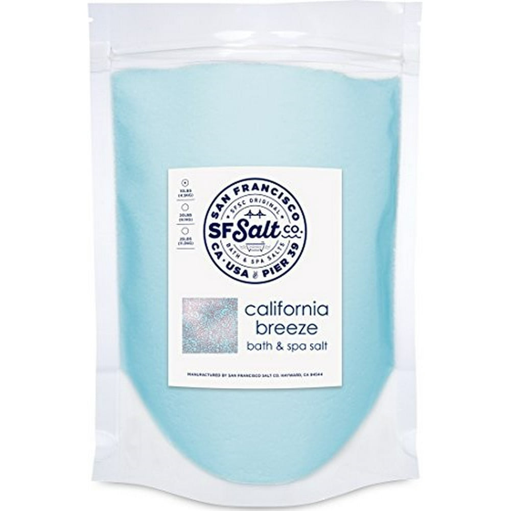california breeze bath salts 10 lb. bulk bag by san francisco salt