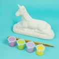 Hello Hobby Paint Your Own Ceramic Unicorn Kit, 6 Pieces, Boys and
