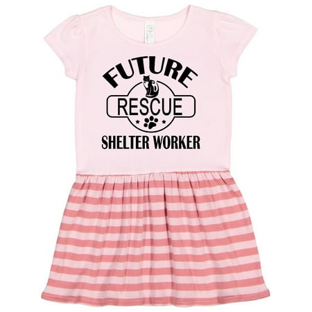 

Inktastic Future Rescue Shelter Worker Gift Toddler Girl Dress
