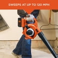 thumbnail image 2 of Soplador y aspiradora de hojas BLACK+DECKER LSWV36 inalámbrico 40V, 2 of 9