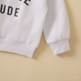 thumbnail image 5 of GYRATEDREAM 2PCS Toddler Newborn Baby Boy Outfit Long Sleeve Sweatshirts Pants Clothes Set Infant Boys Fall Winter, 5 of 7