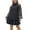 Black, variant on THDHVS Plus Size Dresses,Dresses for Women,Long Sleeve Sheer Mesh Dress Layering Piece or Standalone Statement Black