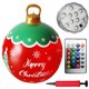 thumbnail image 2 of (Con Luces Con Mando A Distancia Y Bomba) Inflable Navideña PVC 60 Cm Gran Tamaño Con Luces Con Luces Y Bolas Navideñas Luminosas Con Luces Y Bomba (25) Feliz Navidad +, 2 of 9
