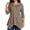 Leopard, variant on Plus Size Shirts for Women 3/4 Sleeve Tops Casual Spring V-Neck Cut Out Dressy Lightweight Loose Tunic Top 1X-5X