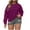 Hot Pink, variant on Oversized Sweatshirt For Women Crewneck Long Sleeve Shirts Loose Fit Drop Shoulder Pullover Athletic Fall Fashion Tops