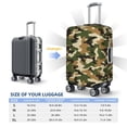 thumbnail image 2 of Luggage Cover Anti Scratch, Camouflage Green Classic Elastic Suitcase Protector Fits 18-32 Inch Luggage, 2 of 2