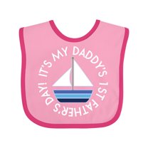 Inktastic First Fathers Day Baby Boys or Girls Baby Bib