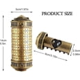 thumbnail image 5 of Da Vinci Code Cryptex Mini Bronze Lock Puzzle Valentines Day Gifts for him her Men Women dad Boys Metal Anniversary Cool Romantic Birthday for Her Gifts Box Puzzle, 5 of 5