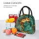 thumbnail image 5 of Easygdp Emerald Color Gold Marble Bolsa de Almuerzo Insulada Grande, Forro de Aluminio, Diseño Espacioso, a Prueba de Fugas, Ideal para Trabajo, Picnics, Viajes y Actividades al Aire Libre, 5 of 6